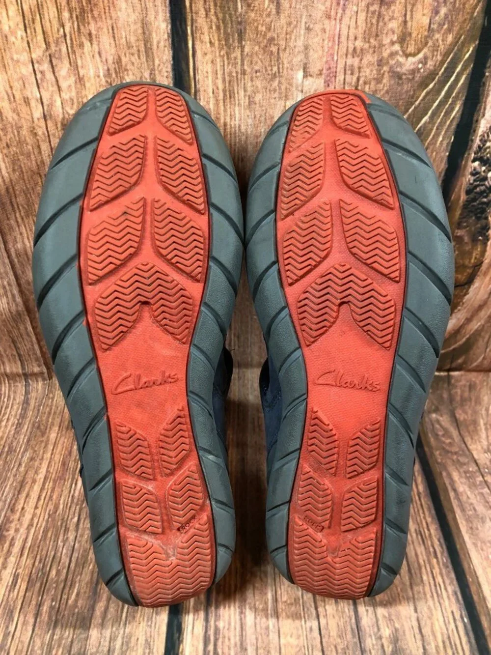Clarks Sport Mens 9 / 42 Outfish Splash Blue Fisherman Shoes